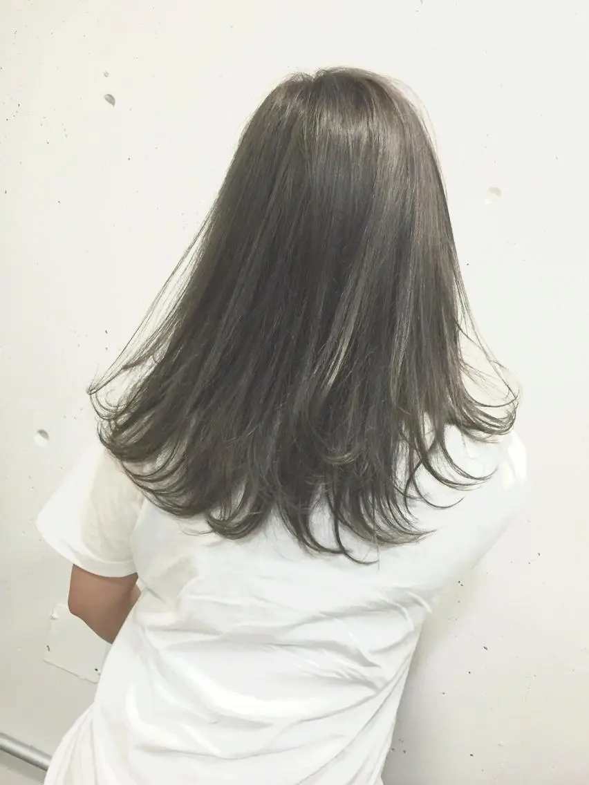ミディアム カラー カット ヘアカラー トリートメント 永野 正芳のヘアスタイル
