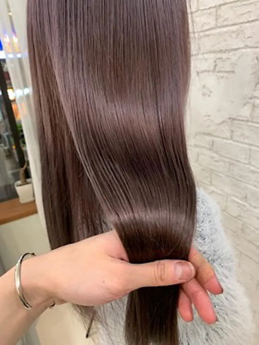 ロング 縮毛矯正 🔥ダブルカラー特化 🔥相原彰太のヘアスタイル