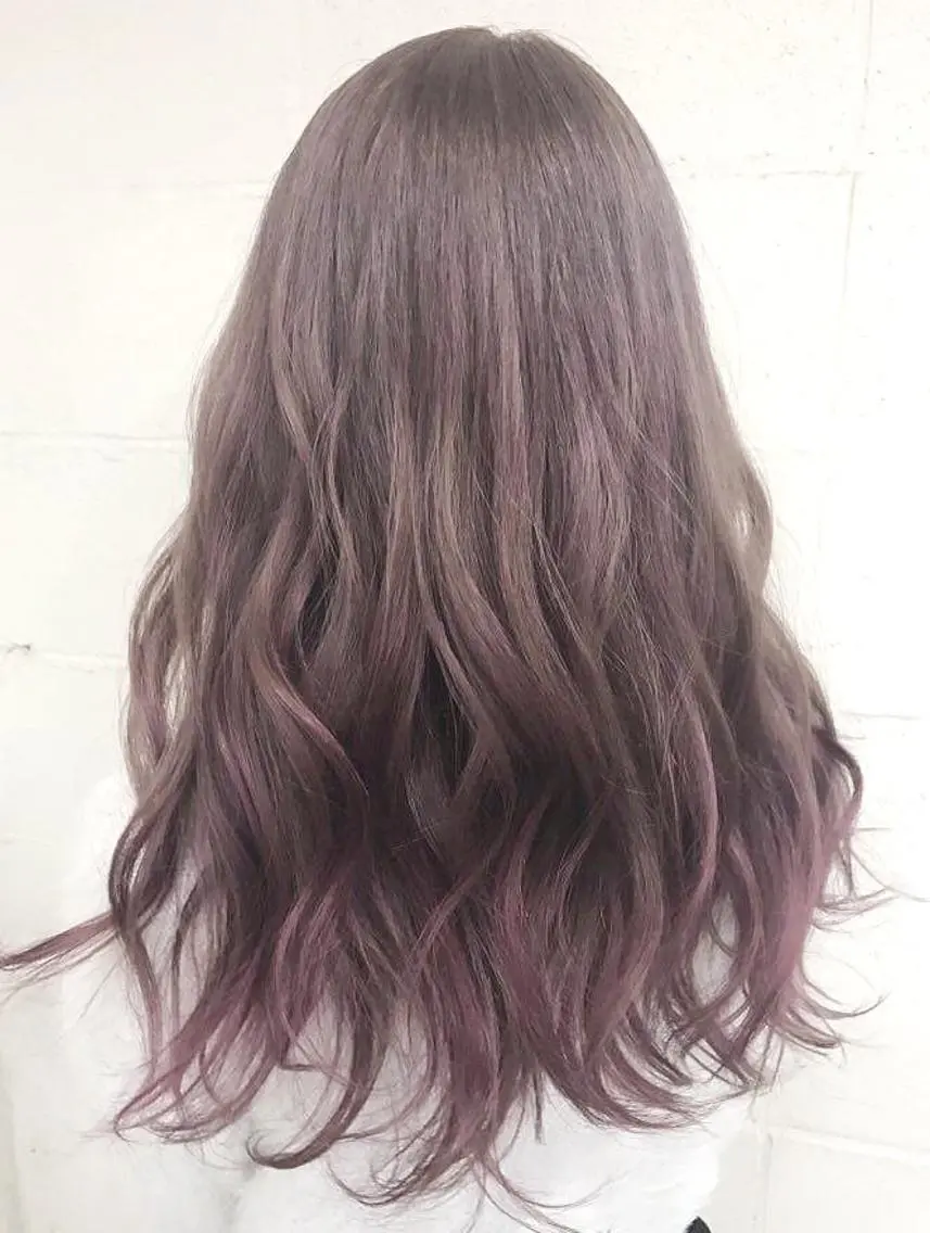 ロング カラー ヘアカラー ai 浅草橋のヘアスタイル