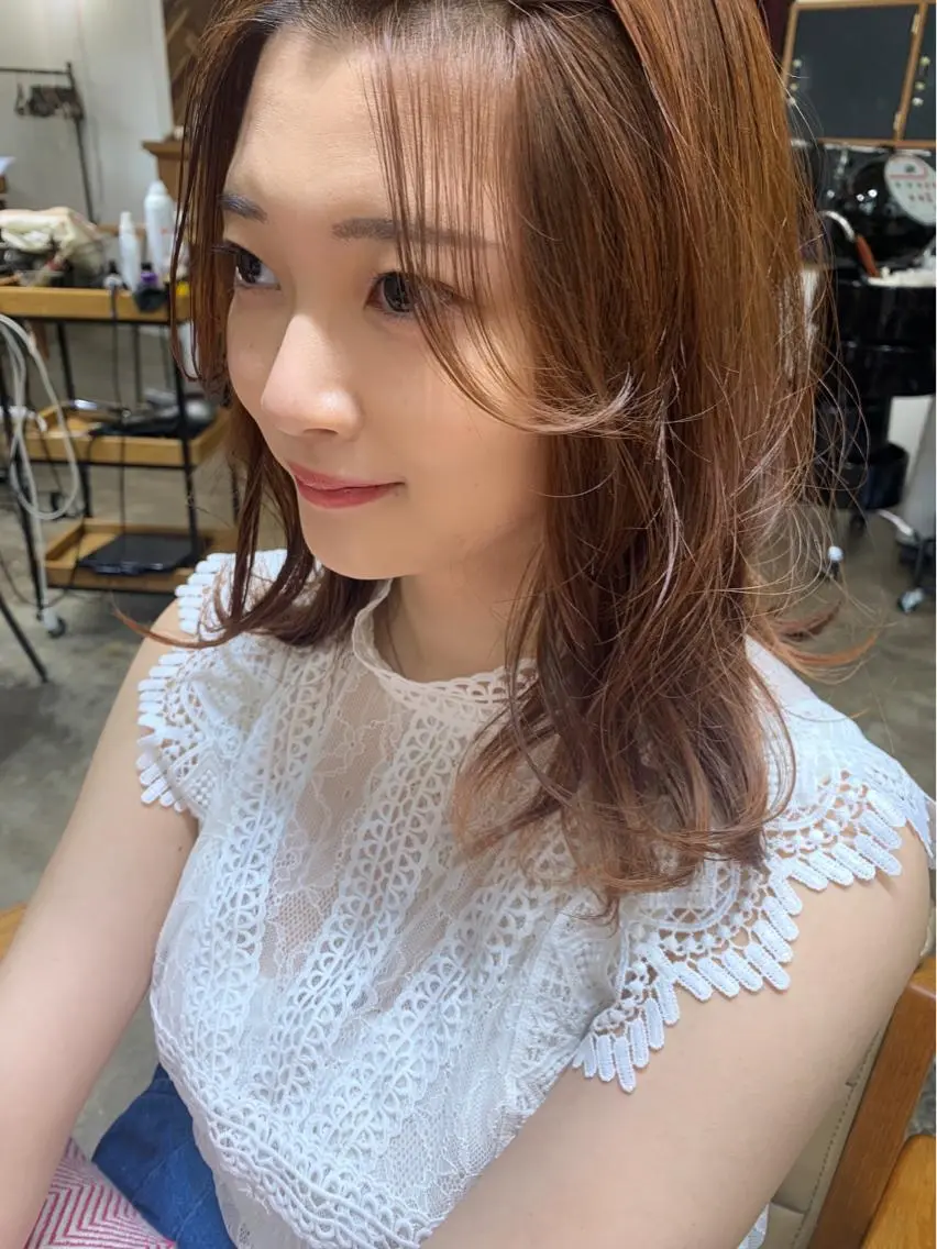 ミディアム HARUKA ⭐️モデル募集中⭐️のヘアスタイル