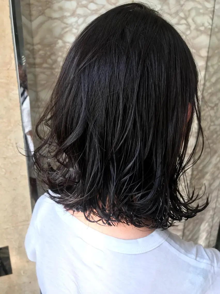 ショート カラー 切りっぱなしボブ ボブ レイヤーカット カット ヘアカラー トリートメント 🉐レイヤー/塩見 弘樹🉐渋谷のヘアスタイル