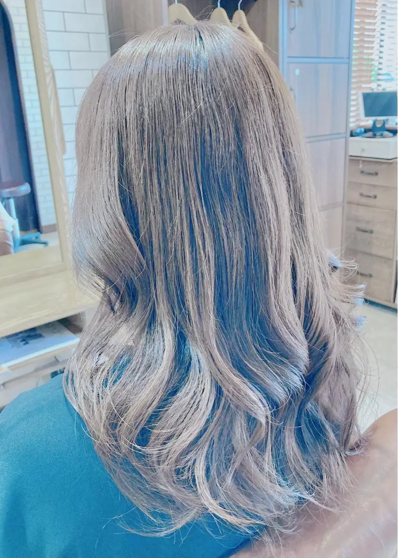 ロング ヘアアレンジ レイヤーカット ロング ローレイヤー fossette hair&eyeのマツエク・マツパデザイン