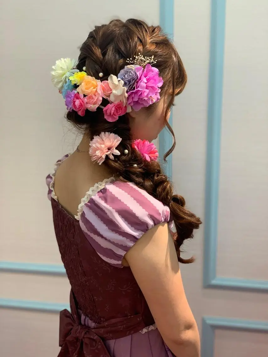 ヘアアレンジ ハロウィン ベストシーン 新浦安のマツエク・マツパデザイン