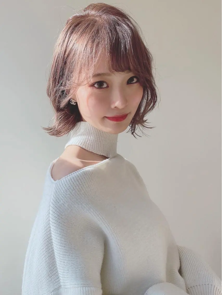 ミディアム カラー 外国人対応 佐久間のヘアスタイル