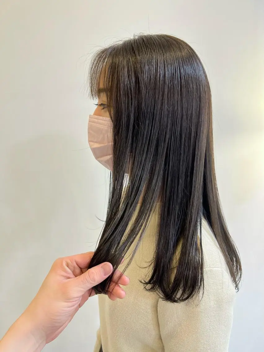 ロング カラー 透明感,髪質改善の プロ☝🏻前田俊樹✨のヘアスタイル