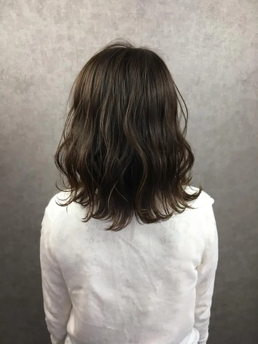 ミディアム カラー ツイストスパイラル パーマ✂︎ KYOUのヘアスタイル