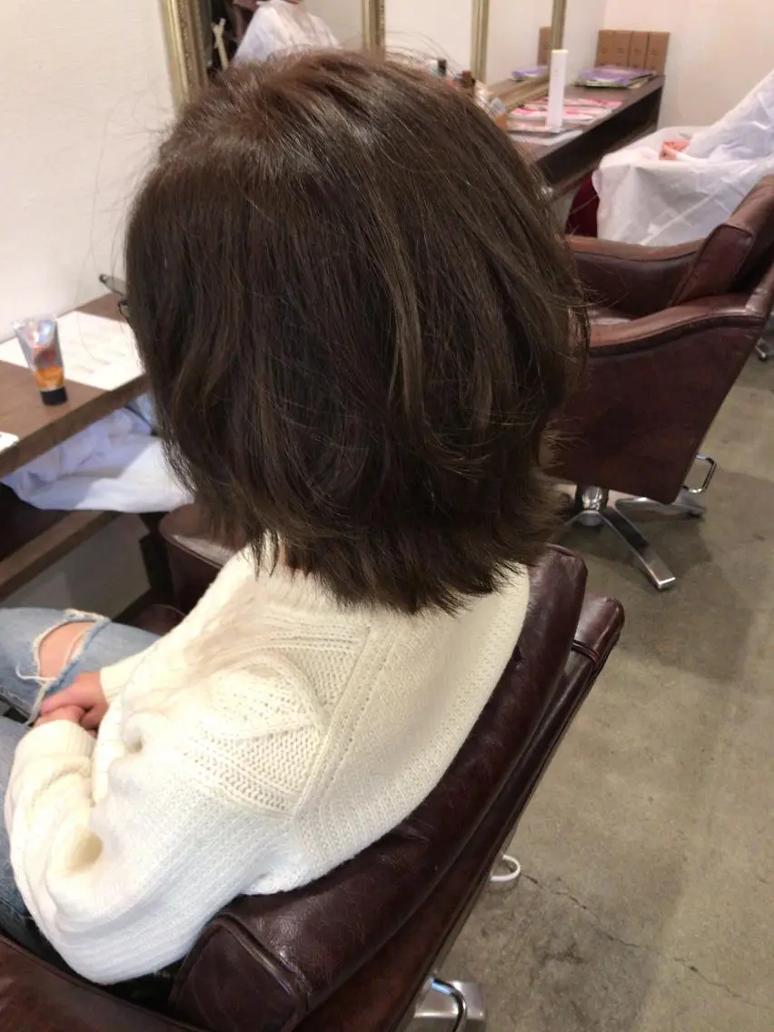 ショート ミディアム カラー レイヤーカット匠 イソザキノリユキのヘアスタイル