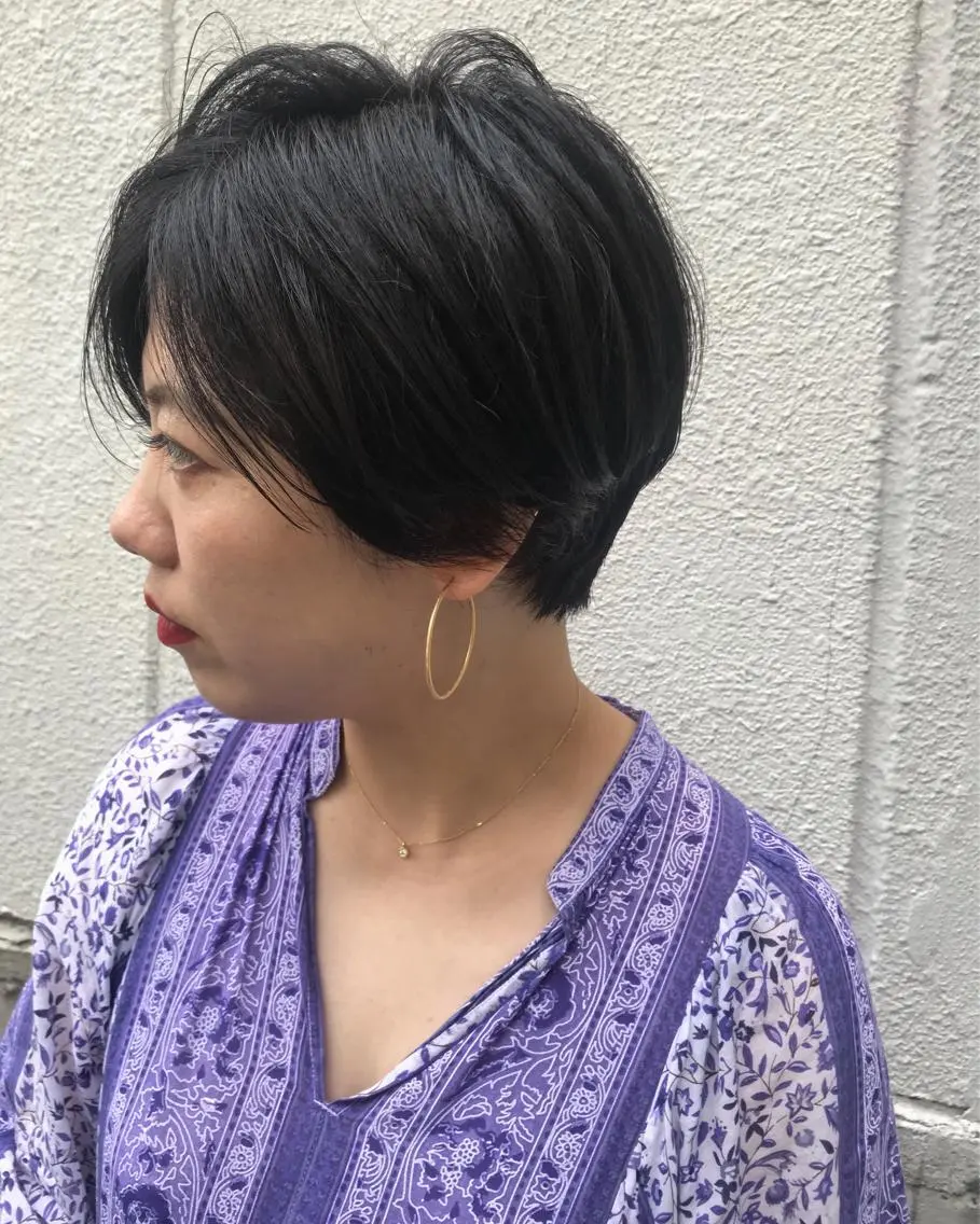 ショート ショートヘア カット ヘアカラー トリートメント ayane⭐️ボブ・ ショート・パーマのヘアスタイル