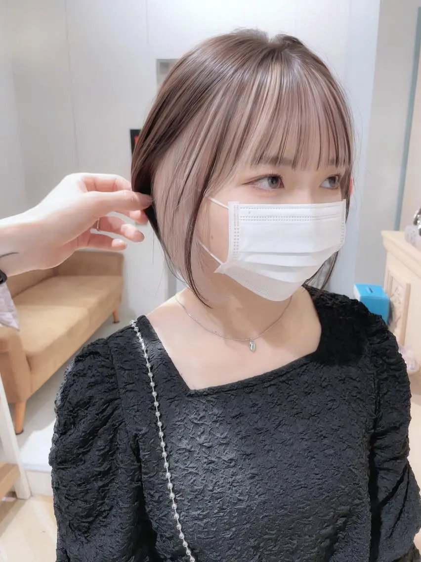 ショート カラー ヘアアレンジ キッズ カット ヘアカラー トリートメント 髪質改善 の達人/杉原碧仁のヘアスタイル