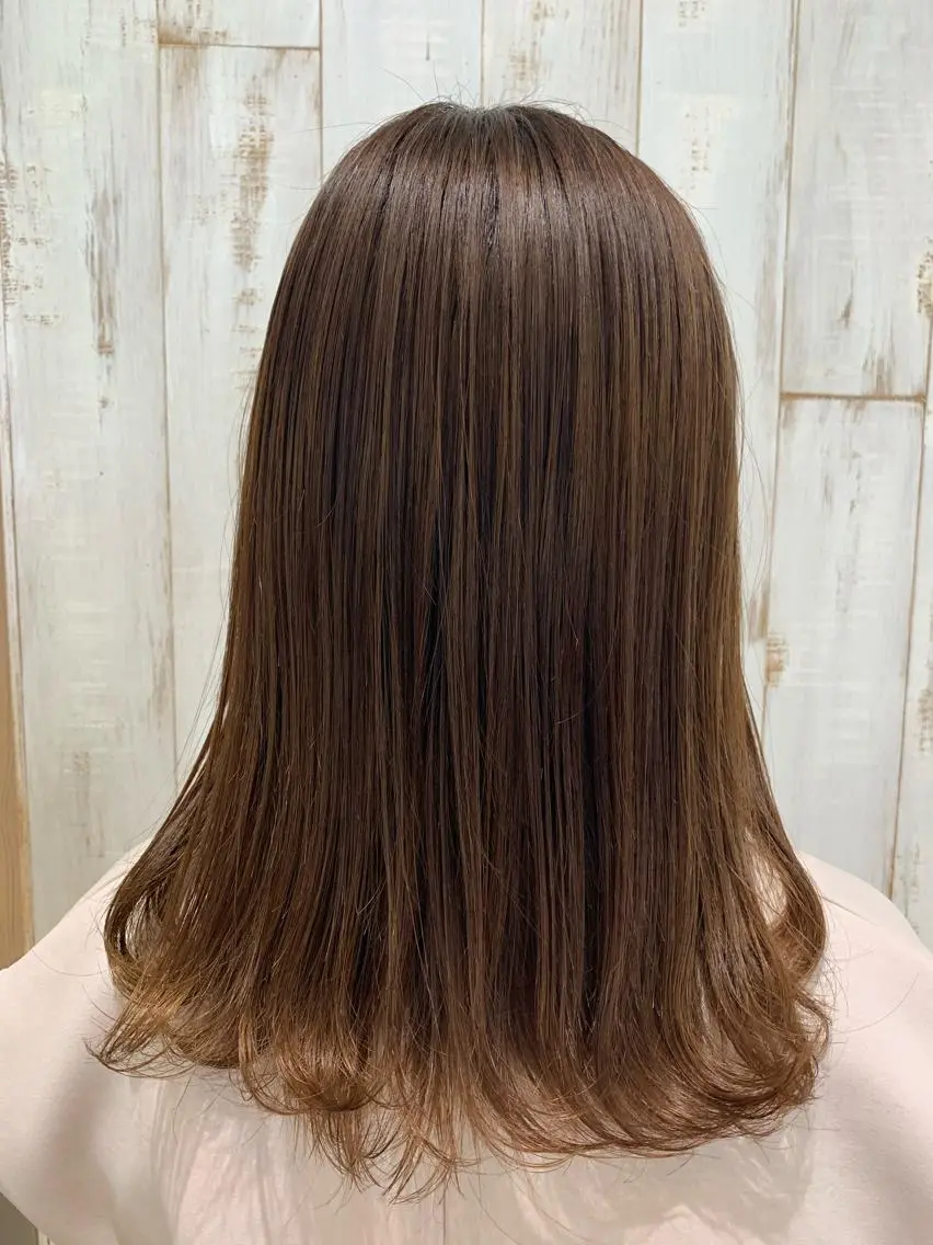 セミロング 髪質改善 トリートメント 夏海 大宮美容室のヘアスタイル