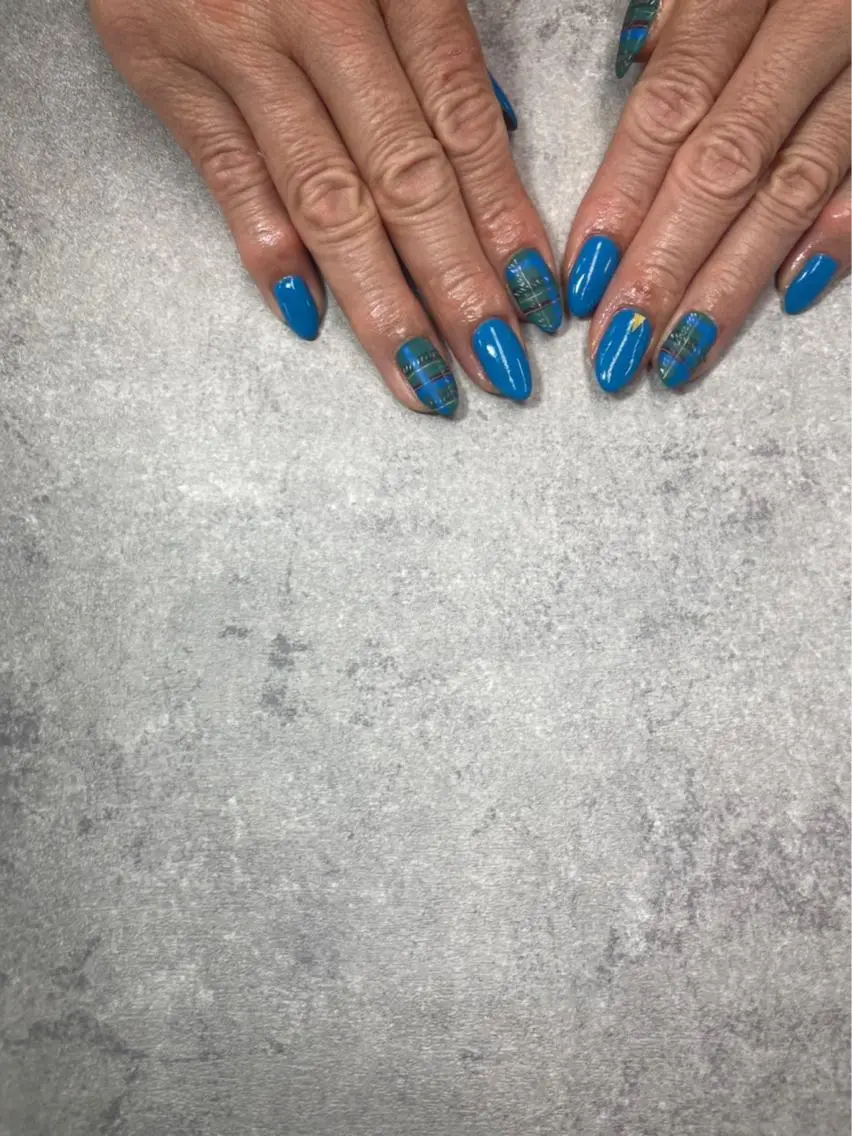 ネイル ブルー FASTNAIL PLUS 新宿店のネイルデザイン