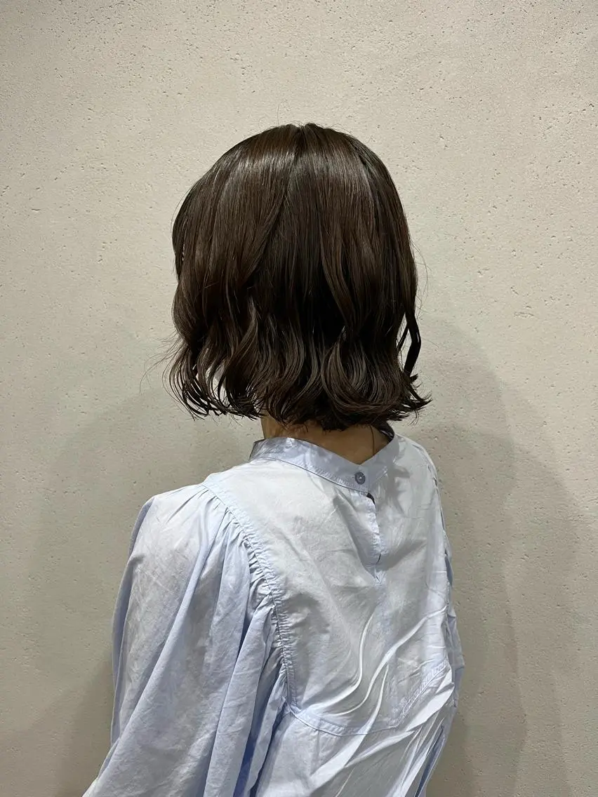 ショート パーマ カット パーマ ロングパーマ木村 ボブパーマのヘアスタイル