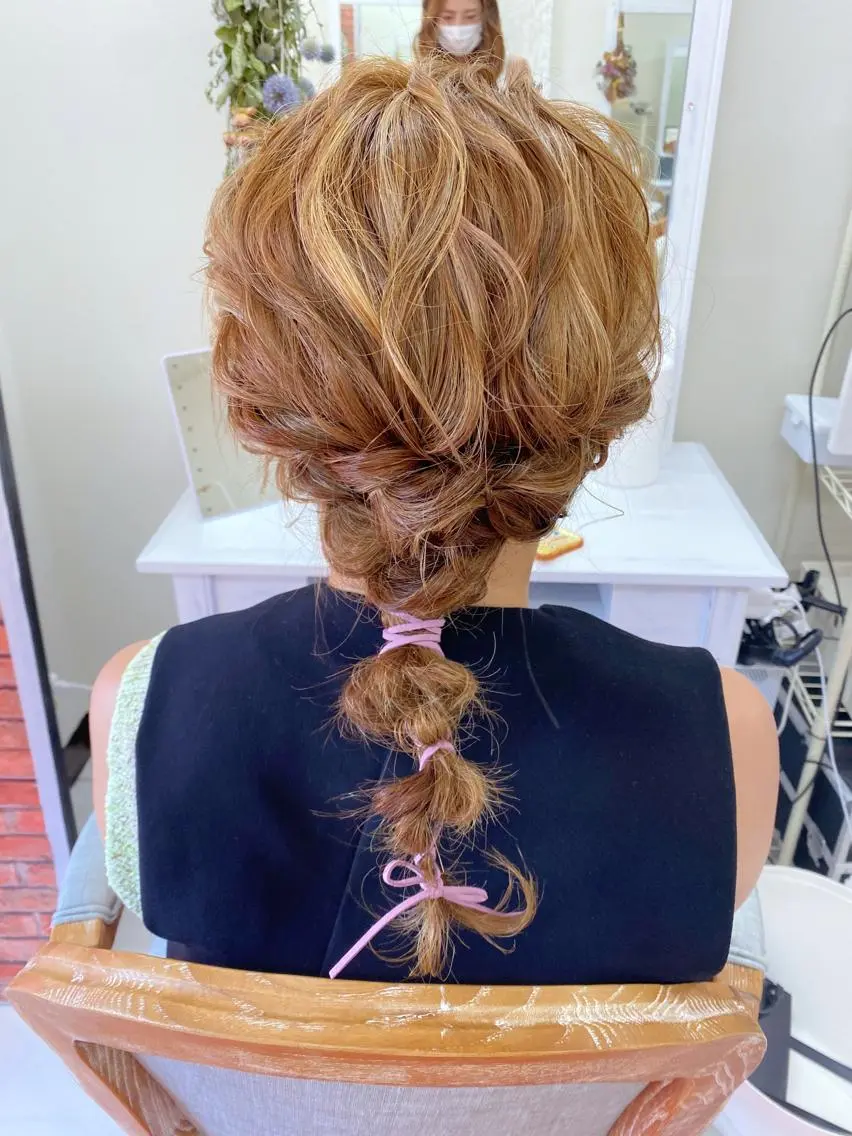 ヘアアレンジ ヘアセットサロン ココのヘアスタイル