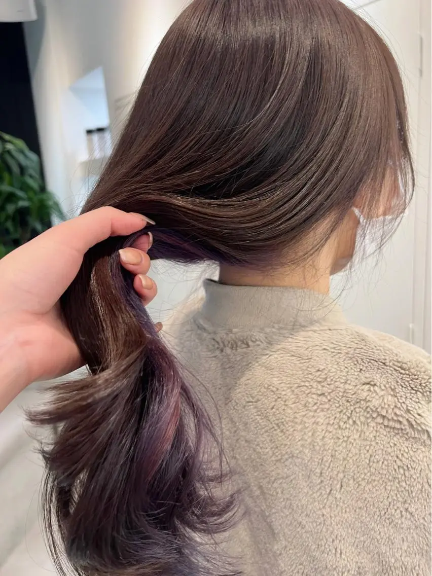 セミロング ヘアカラー トリートメント ♡可愛い艶髪特化♡ 艶髪先生のヘアスタイル