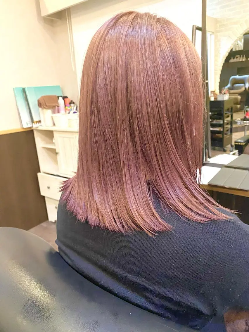 ミディアム アッシュ 💖透明感カラー HAYATO💖のヘアスタイル