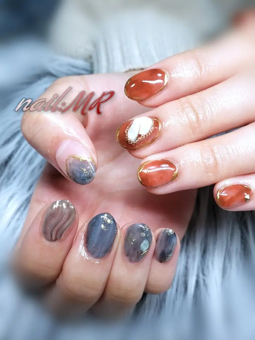 ネイル ミラーネイル ニュアンスネイル Nail salon Coco【溝の口駅】のネイルデザイン