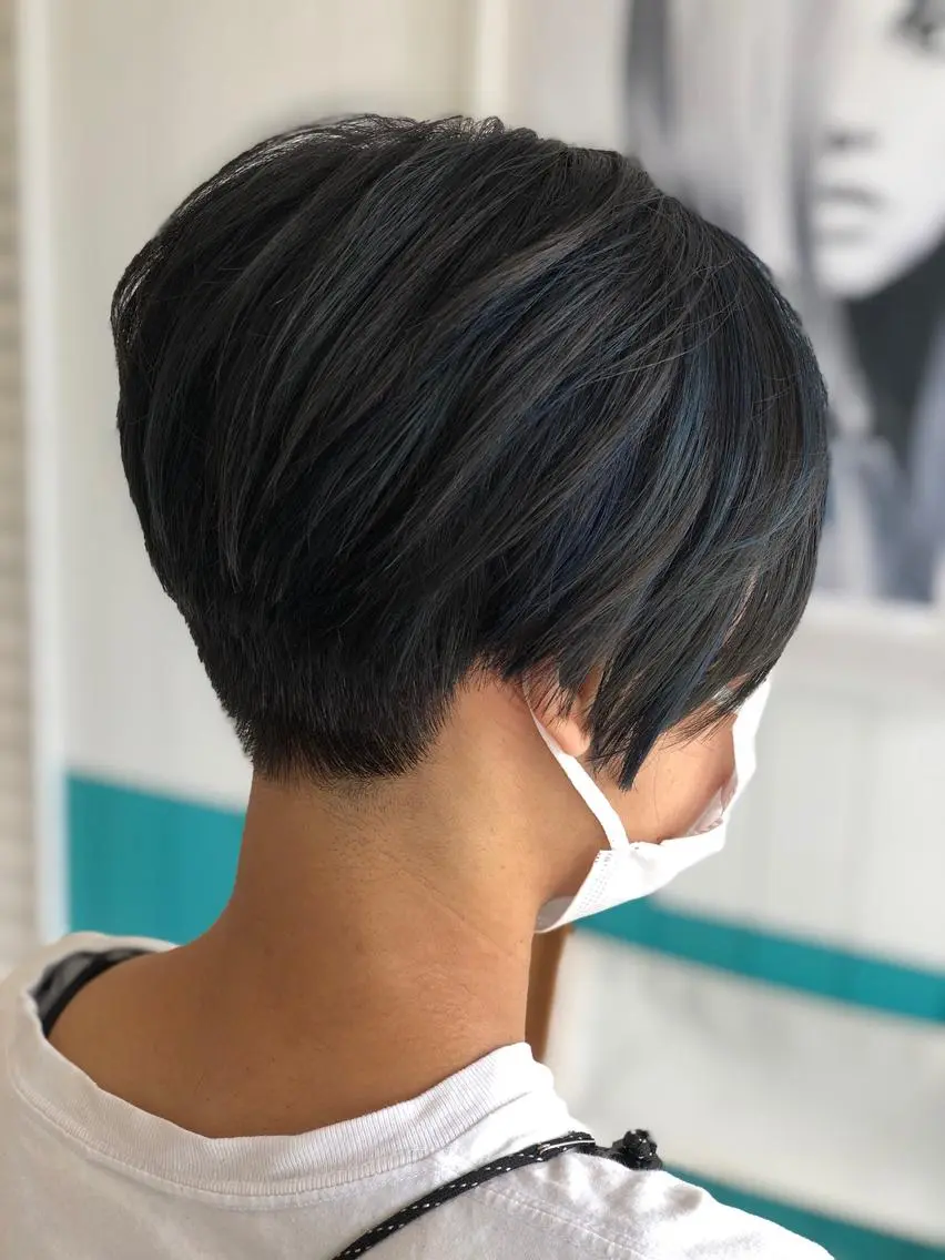 ショート 刈り上げ Snaly カラー特化ページのヘアスタイル