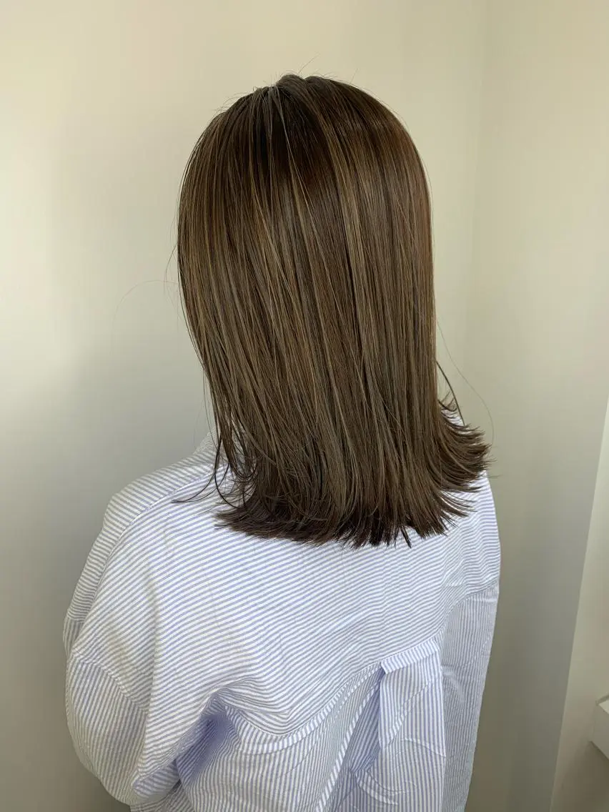 セミロング 🌿大内雅斗 🌿韓国ヘアのヘアスタイル