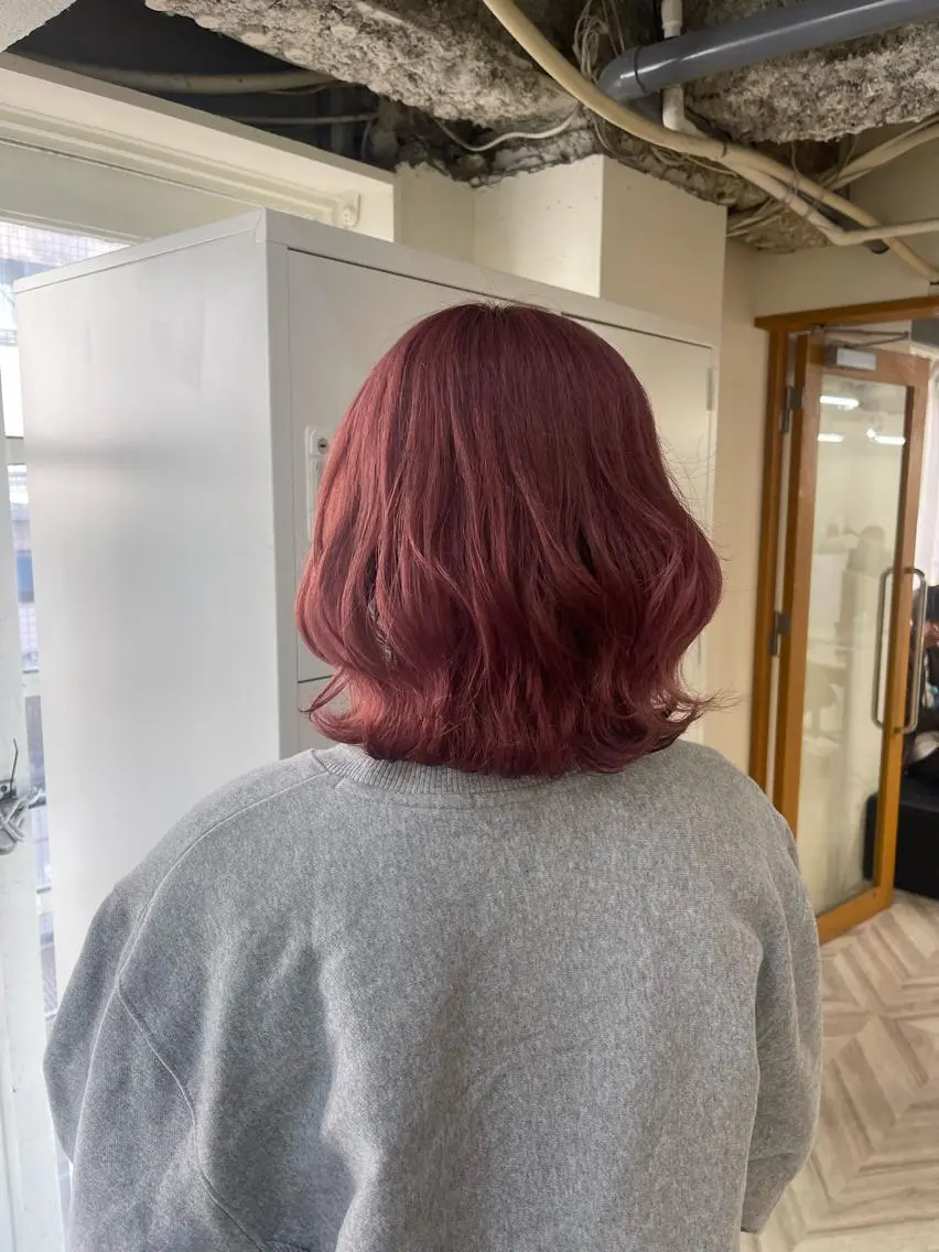 ショート カラー ブリーチ インナーカラー エクステ トリートメント ヘアカラー トリートメント ハナ💎中韓/艶髪 ハイトーン/エクステのマツエク・マツパデザイン