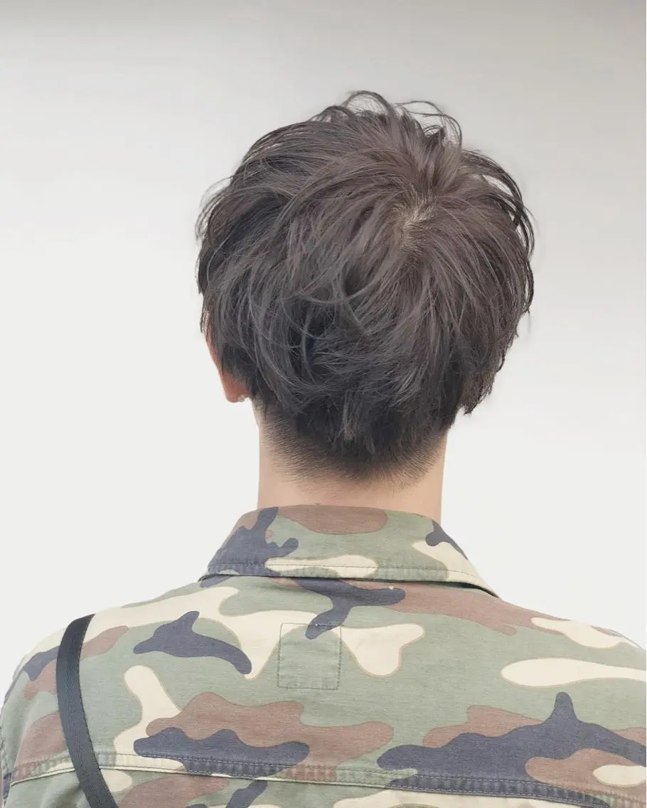 ショート カラー メンズ カット ヘアカラー トリートメント 千村 亮のヘアスタイル
