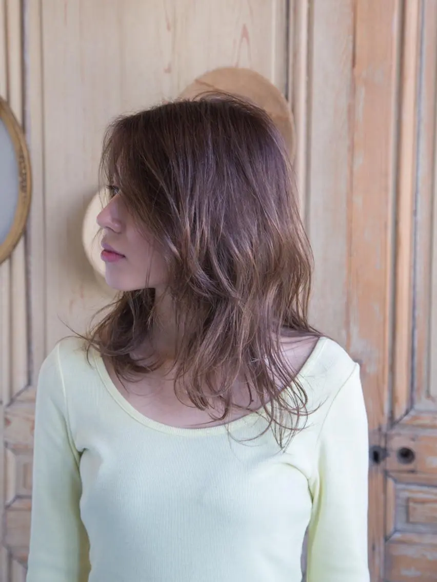 セミロング メンズパーマ/カラー /店長コハシ◎のヘアスタイル