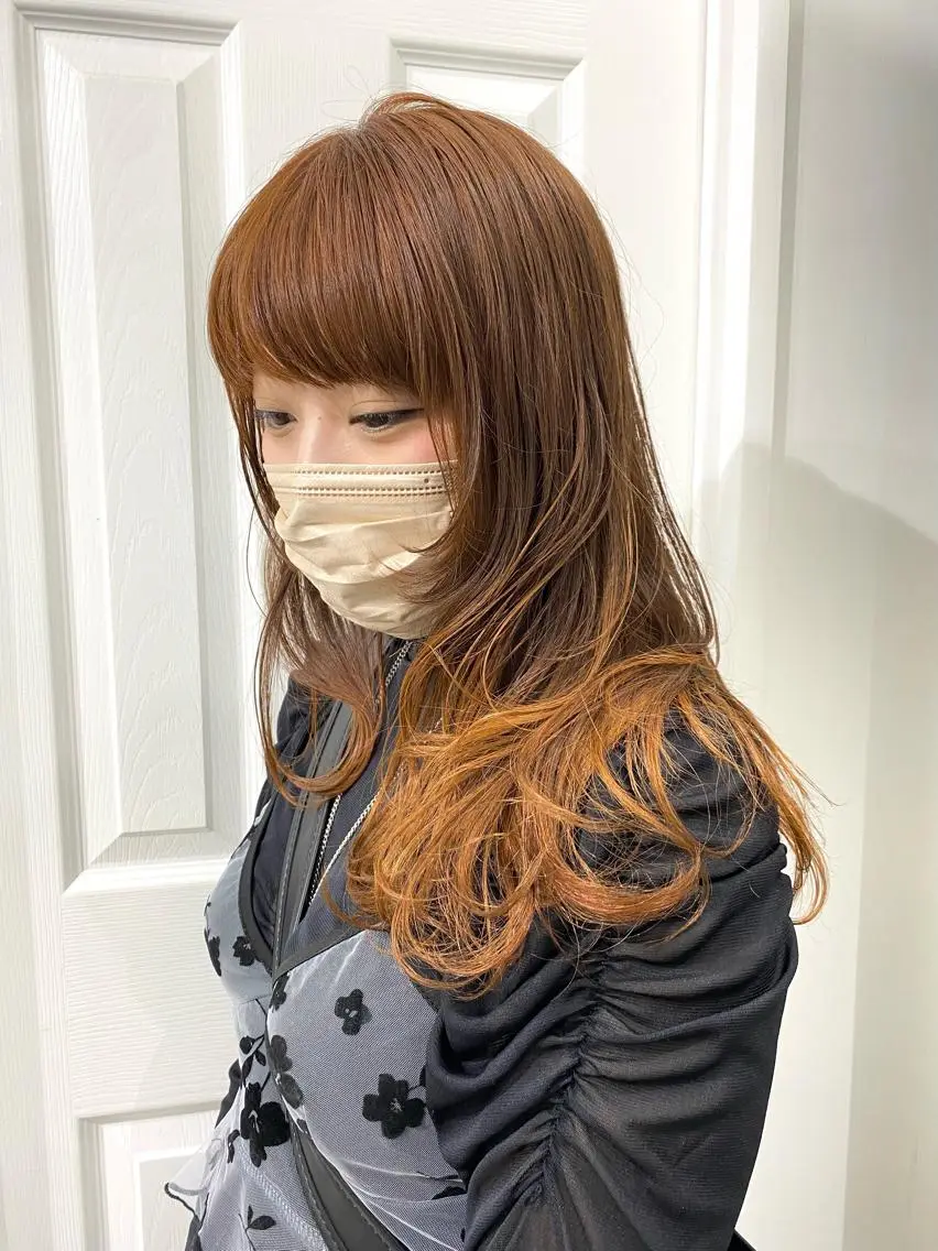 ロング カラー カット ヘアカラー パーマ 縮毛矯正 トリートメント ヘアセット kai .のヘアスタイル