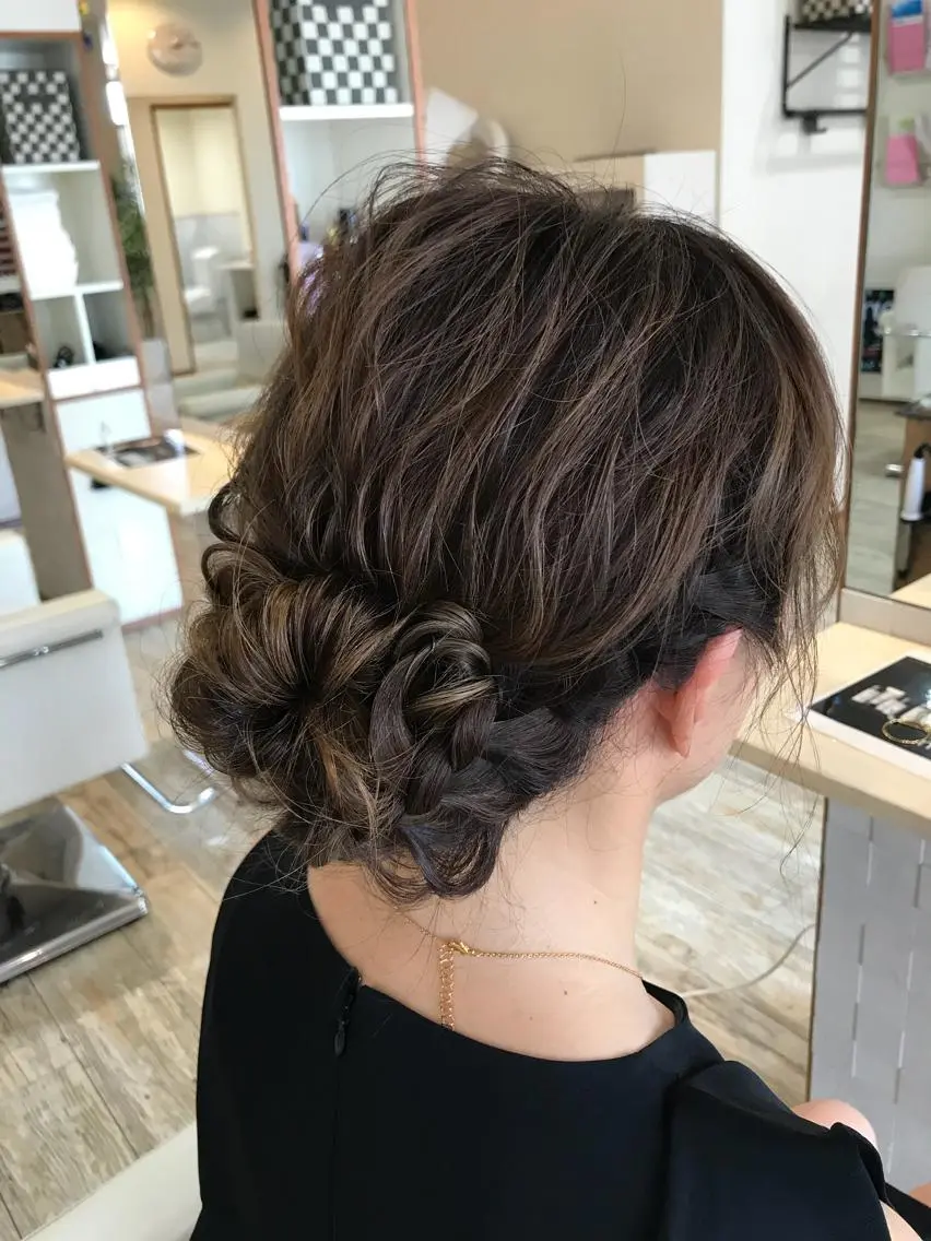ヘアアレンジ 福永 里奈のヘアスタイル