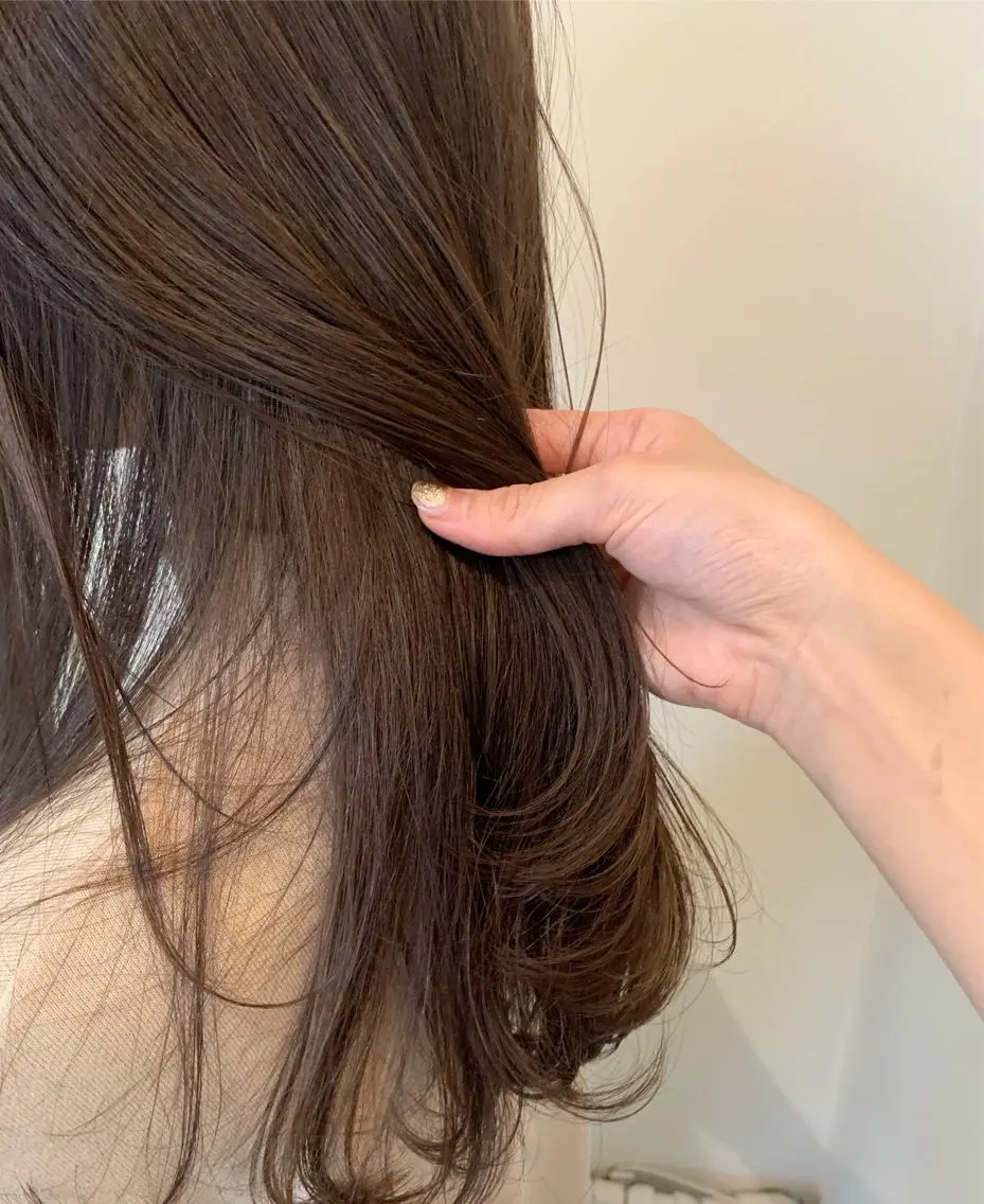 ロング カラー ベージュカラー まろやか透明感カラー ♡MANAのヘアスタイル
