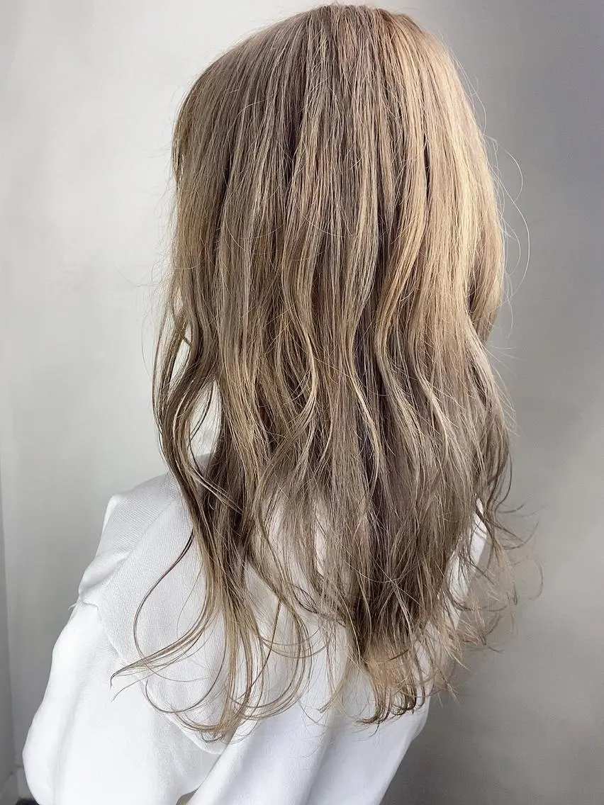 ロング カラー ヘアカラー 重政 和樹のヘアスタイル