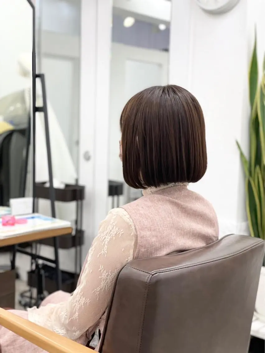 ショート ボブ カラー特化サロン ピリナ相武台前のヘアスタイル