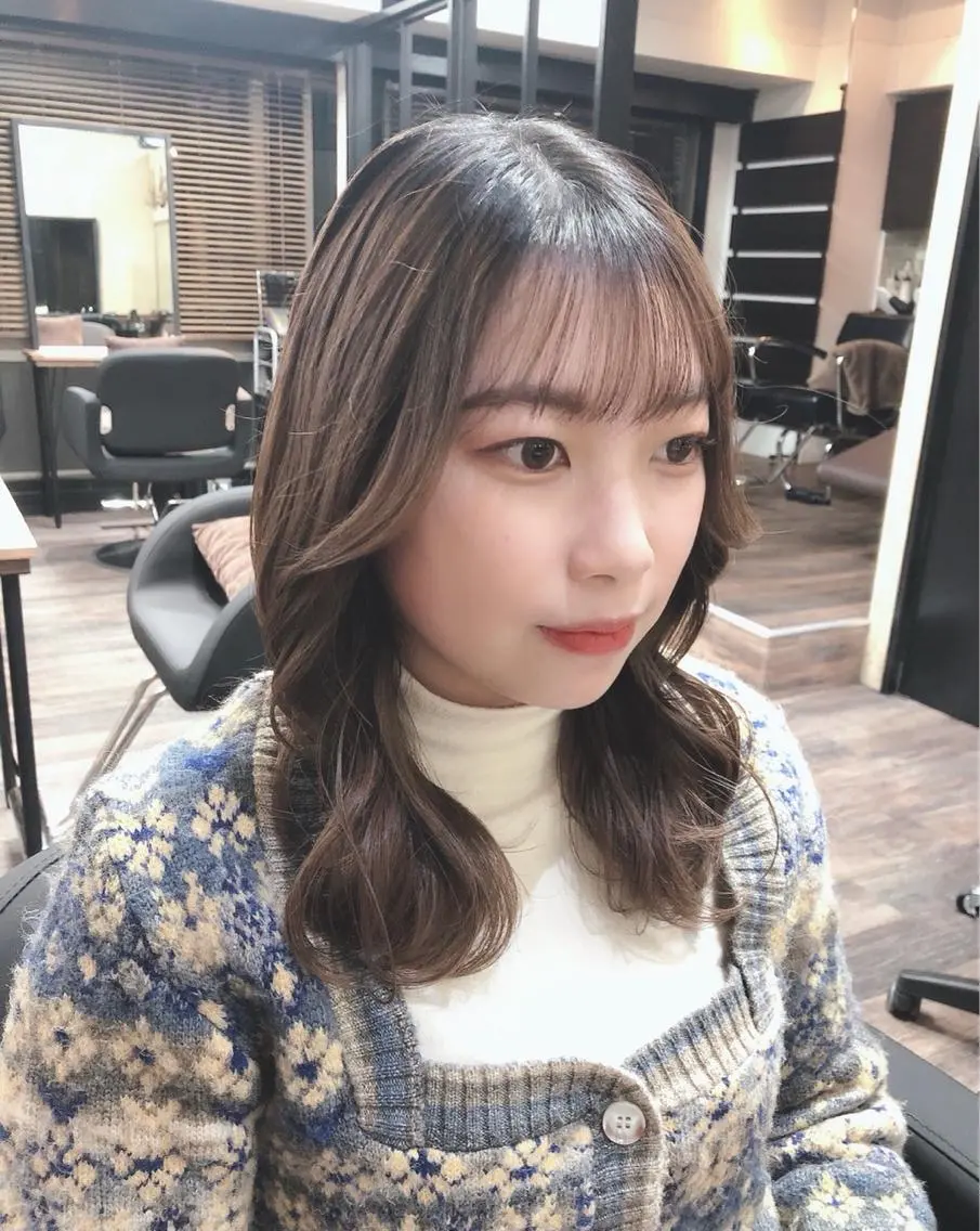ロング ヘアアレンジ 顔周りカット 韓国風ヘア カット トリートメント 学割有り/清楚/韓国 風/レイヤー/拓朗のヘアスタイル