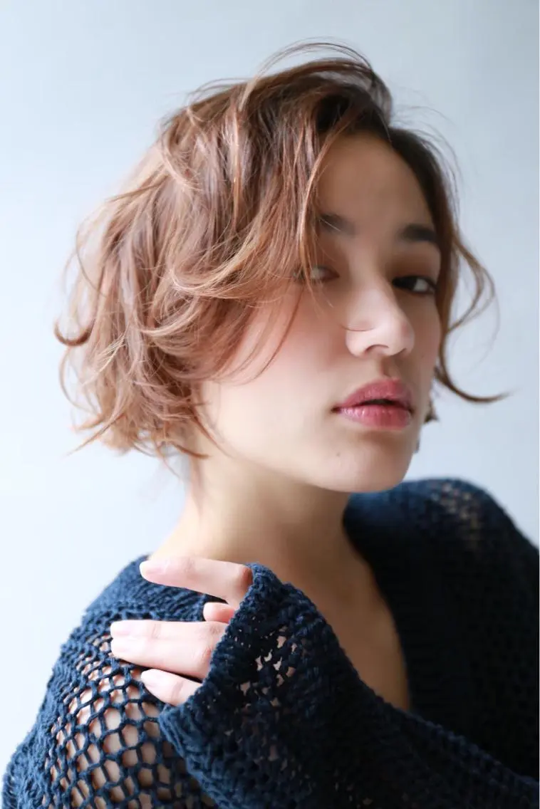 ショート カラー ヒラカホ/目黒/ ブリーチ/似合わせのヘアスタイル