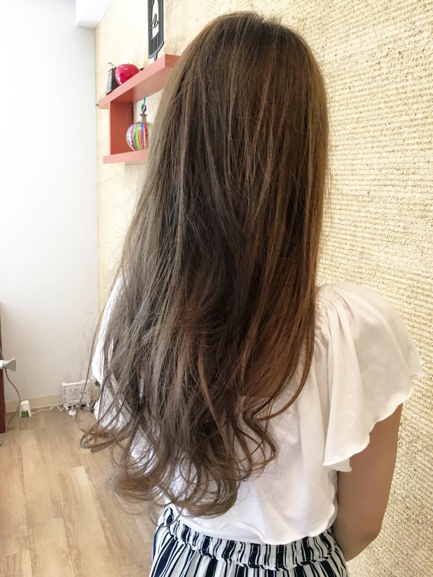 ミディアム 外国人風カラー 植田 敬太のヘアスタイル