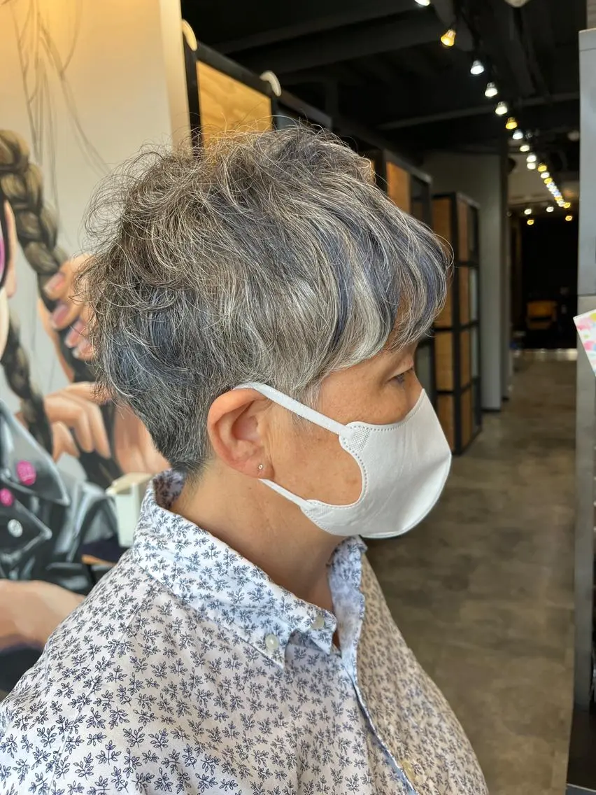 ショート カラー ヘアアレンジ キッズ ブラウンカラー ケアカラー 透明感カラー ピンクカラー ピンクブラウン 久木原 ゆりのヘアスタイル