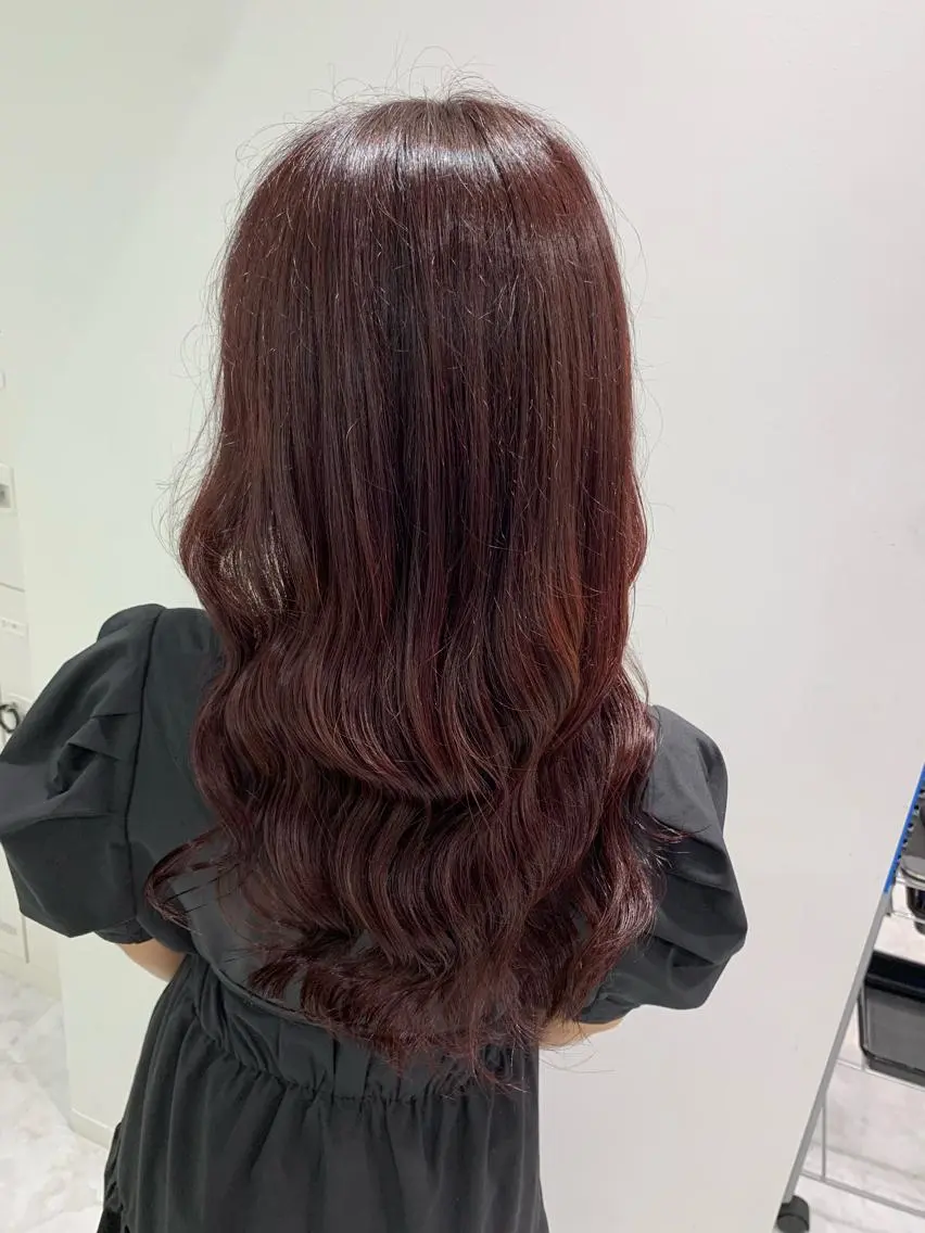ロング ヘアカラー トリートメント ヘッドスパ ヘアセット 🪞透明感カラー🫧 縮毛矯正🥇かずきのヘアスタイル