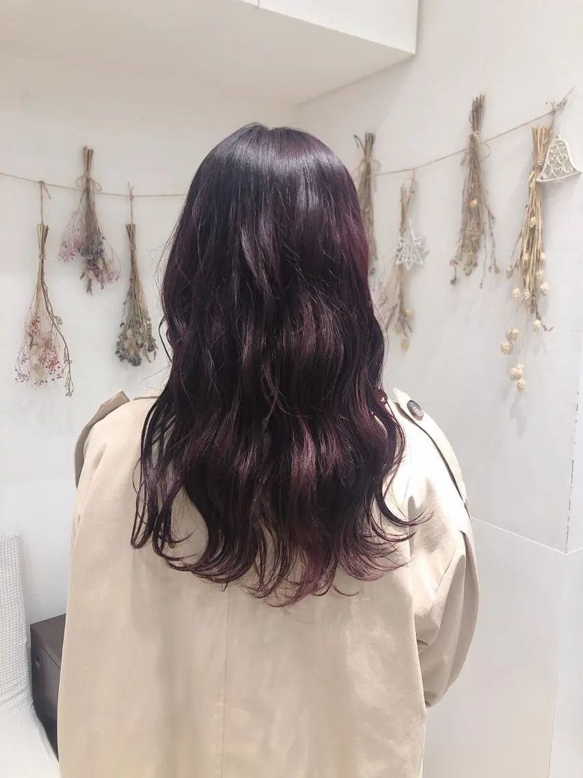 ロング カラー イルミナカラー ピンクカラー はだゆうき @hadadan08のヘアスタイル