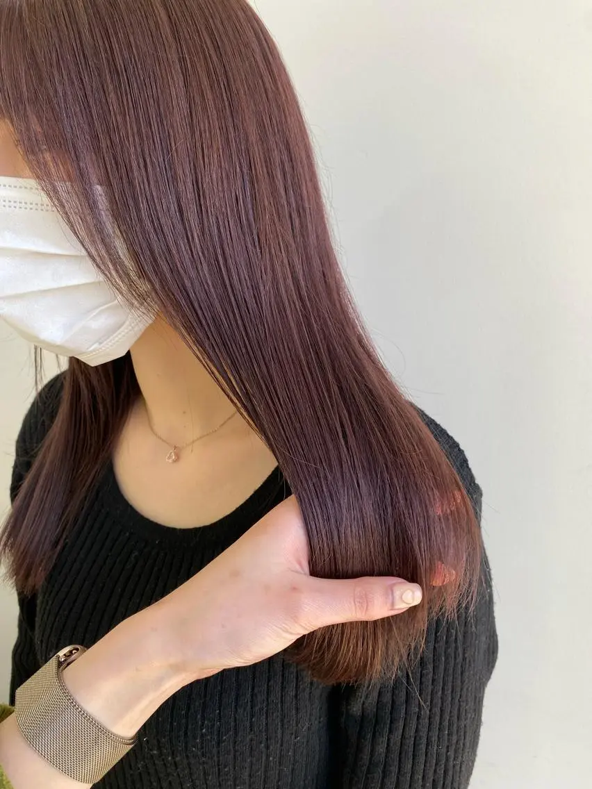 ロング カラー ヒラノホナミ 🫧透ける艶髪🫧のヘアスタイル