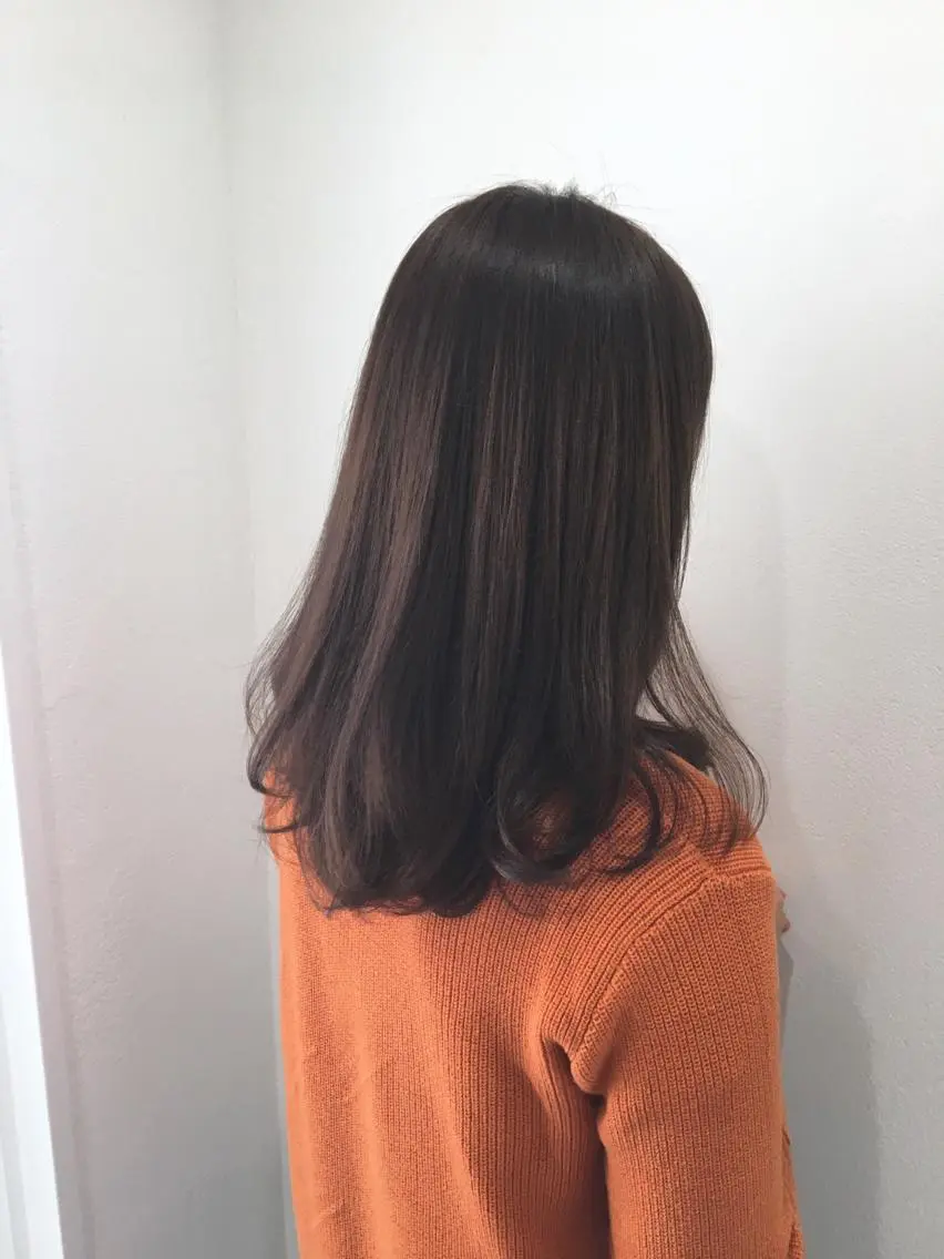 セミロング カラー パーマ ヘアアレンジ メンズ マツエク・マツパ ベージュカラー ラベンダーカラー ラベンダーベージュ 境 健助のヘアスタイル