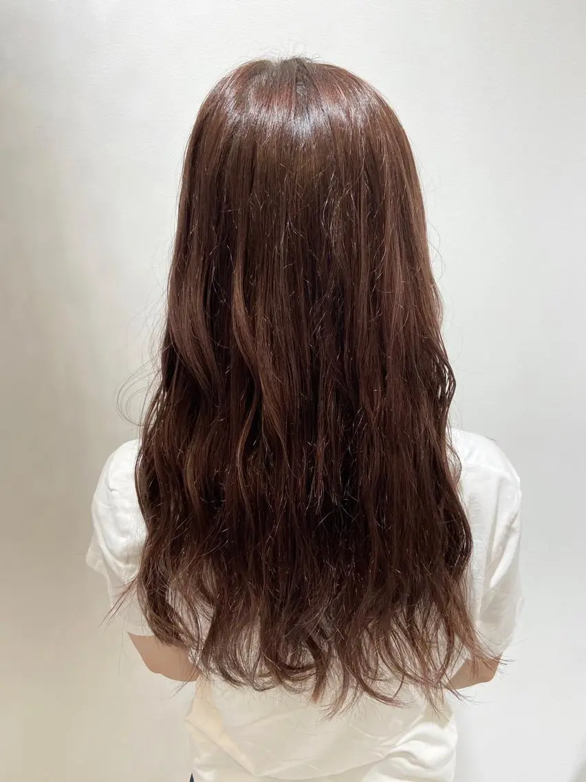 セミロング カラー カット ヘアカラー トリートメント 🐺ウルフ/レイヤー 似合わせ‎🤍沙羅のヘアスタイル
