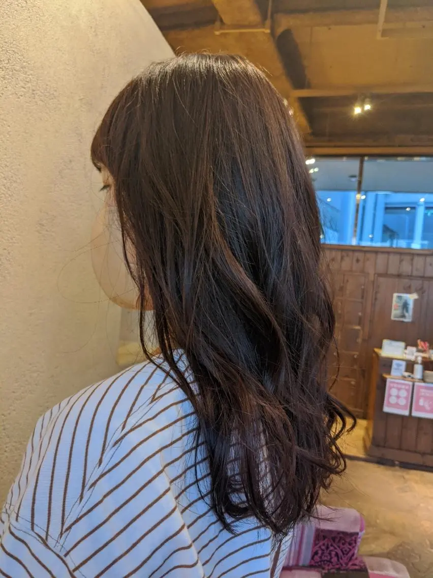 セミロング カット ヘアカラー トリートメント 木下 峻輔/髪質改善特化のヘアスタイル