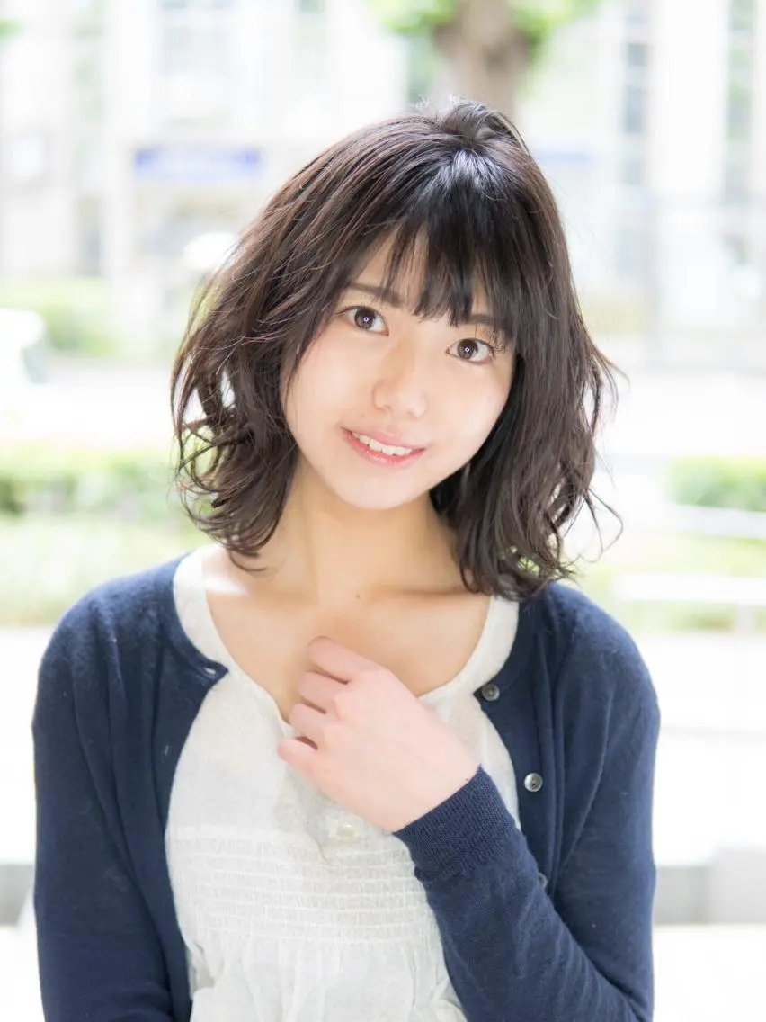 ミディアム 永野 良一のヘアスタイル