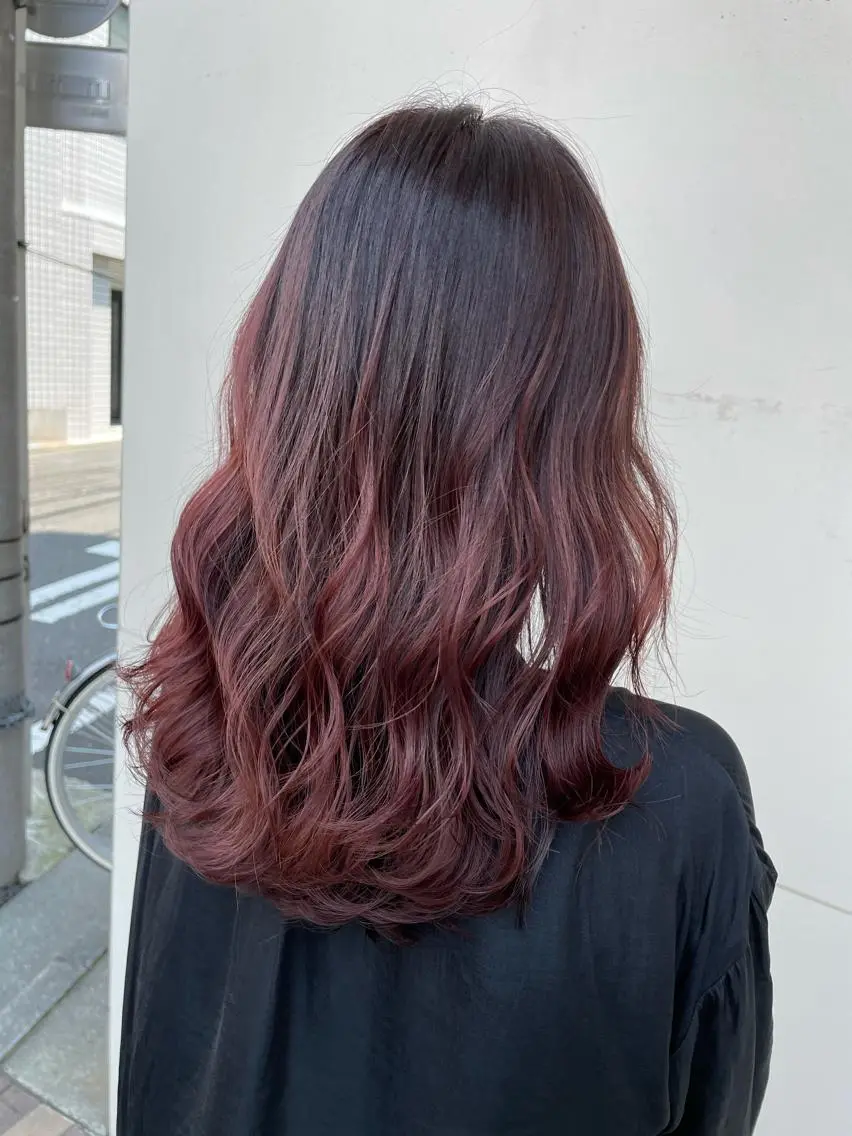 カラー ヘアカラー トリートメント ヘアセット Lapis❤️‍🔥 HAZUKIのヘアスタイル