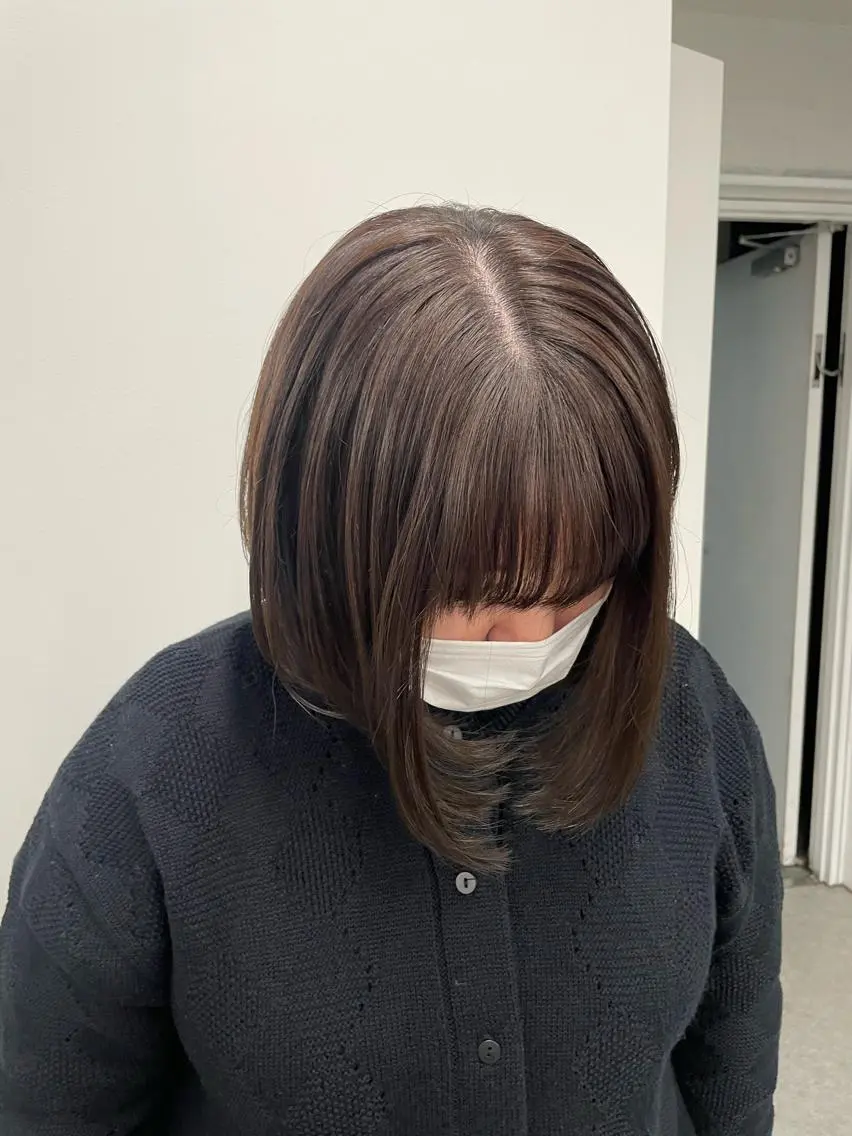 ミディアム カラー ベージュカラー オリーブベージュ フレンチガーリー ヘアカラー 愛結 暖色カラー🎀🩰のヘアスタイル