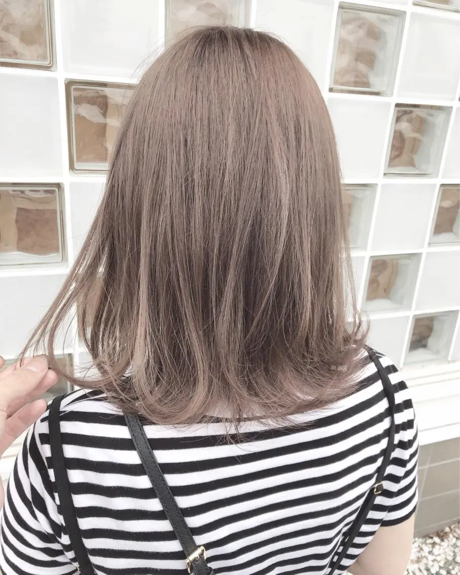 ミディアム カラー ヘアカラー 具志 正太のヘアスタイル