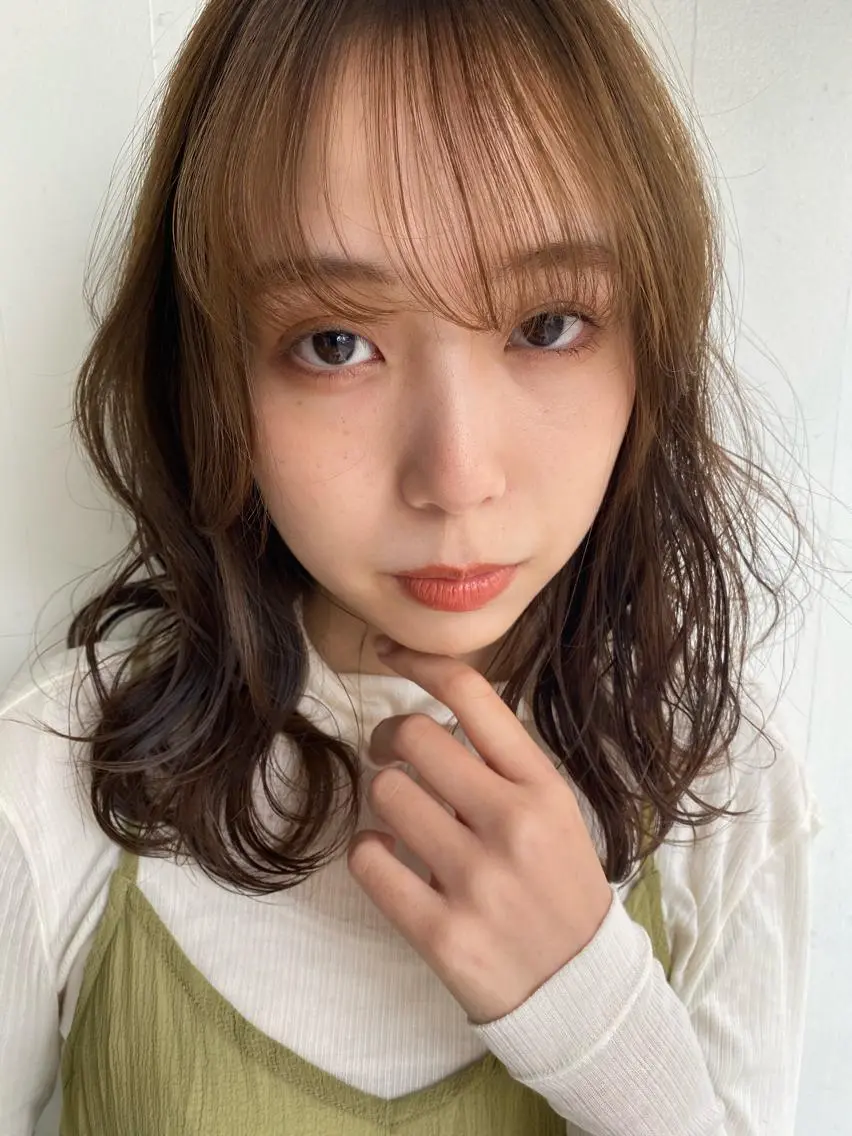 ミディアム 🍃透明感スタイル yu-ka🍃のヘアスタイル