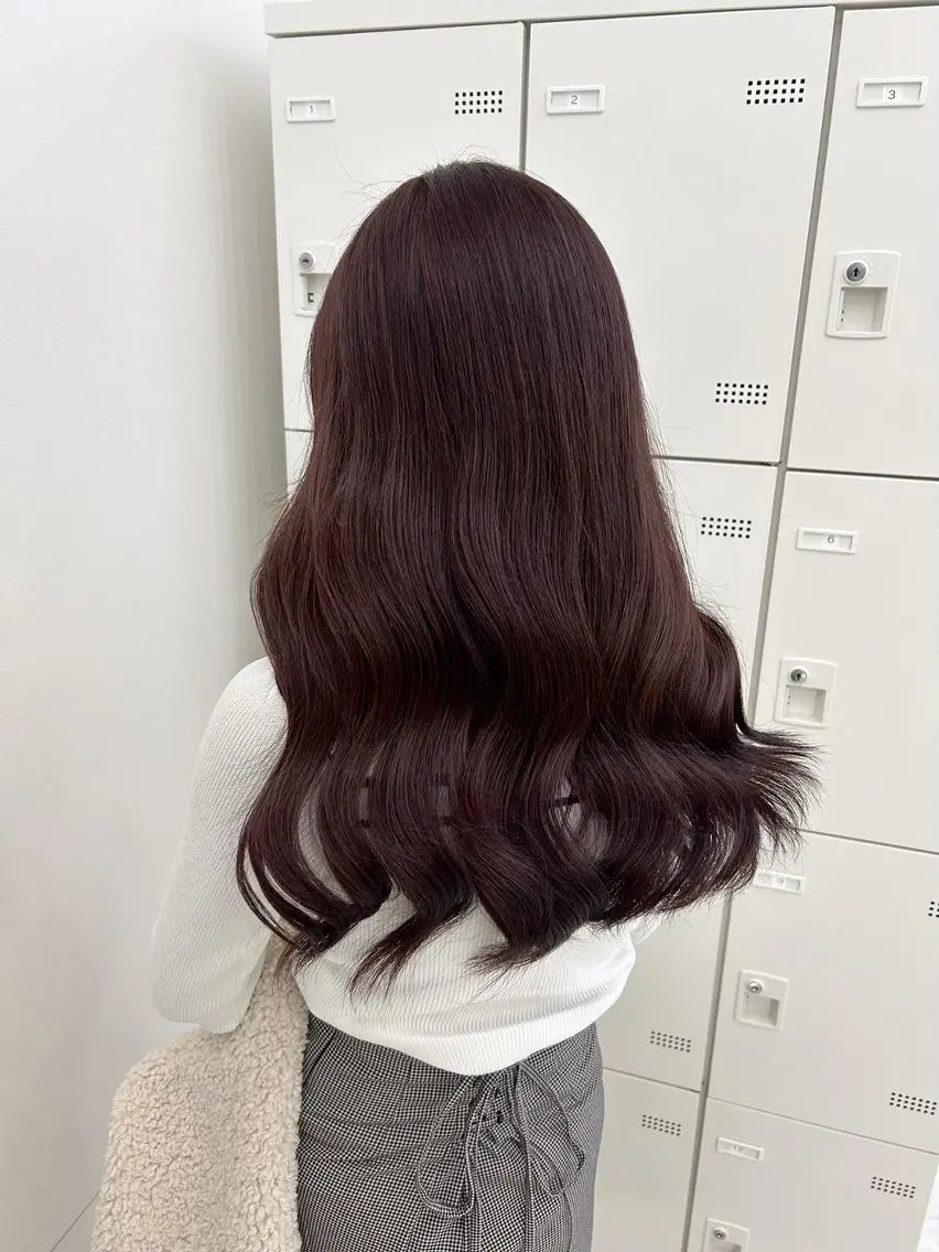 カラー ❤︎横浜❤︎うる艶 透明感カラー❤︎のヘアスタイル
