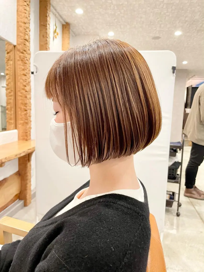 ショート 縮毛矯正 中村 瑛秀のヘアスタイル