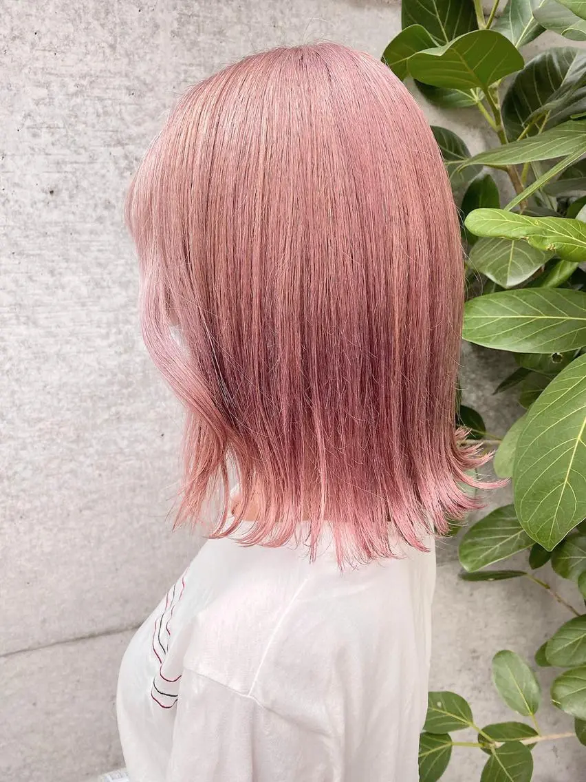 カラー ブリーチ 透明感カラー 🏄MUSASHI カラー/レイヤー/のヘアスタイル