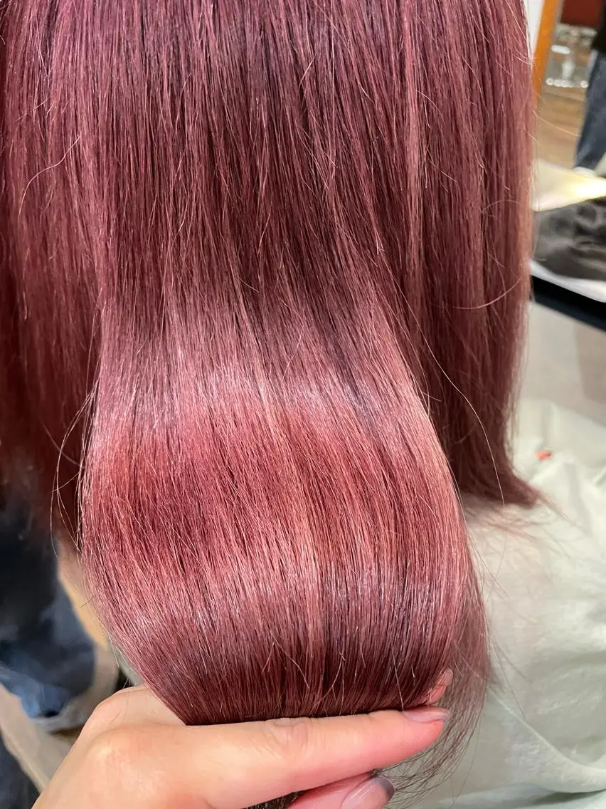 セミロング カラー ブリーチ ヘアカラー 田野倉NEXT店 美髪ニストのヘアスタイル