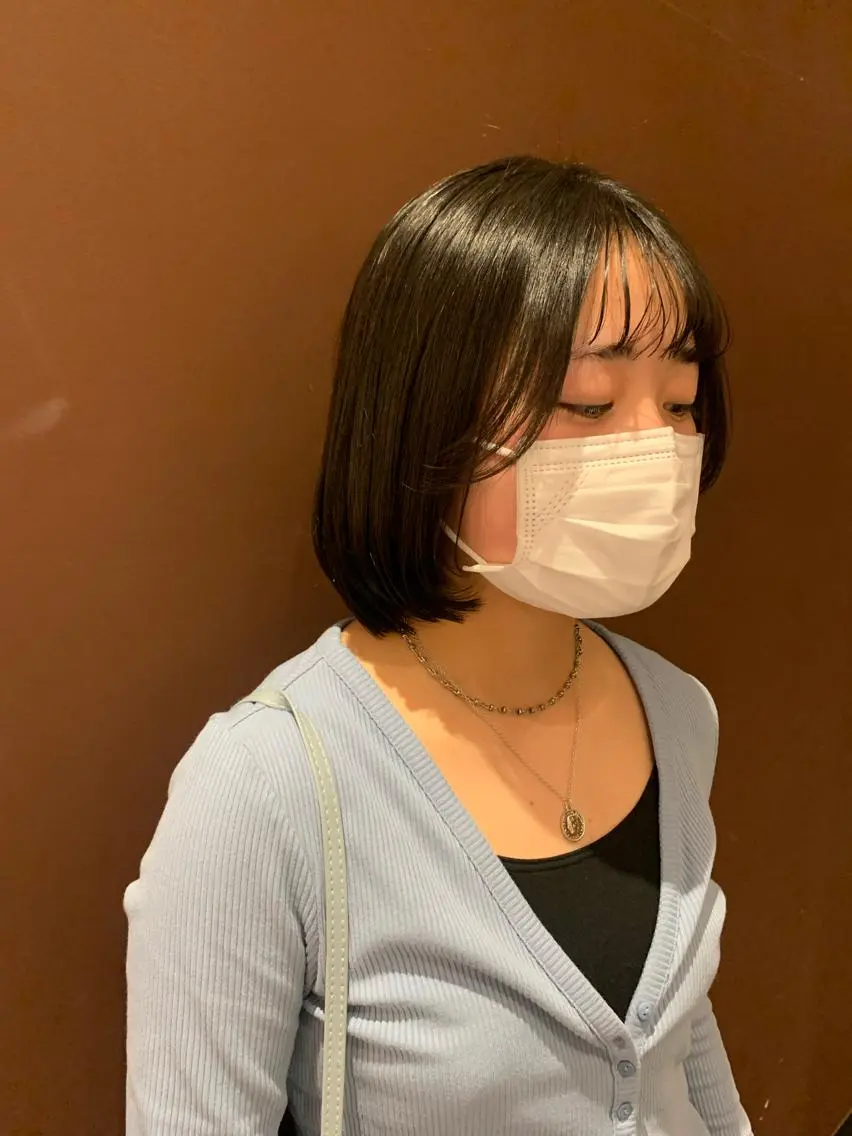 ショート ボブ 小西 美帆のヘアスタイル